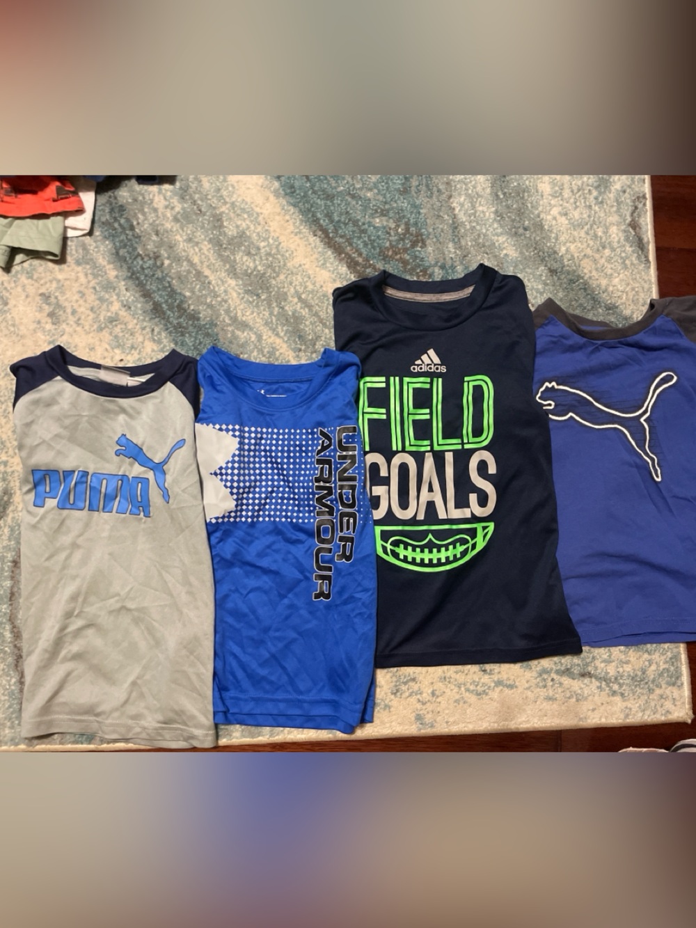 Lot of 4 Boys sports shirts